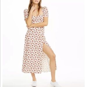 Danielle Bernstein Floral Slip Maxi Dress